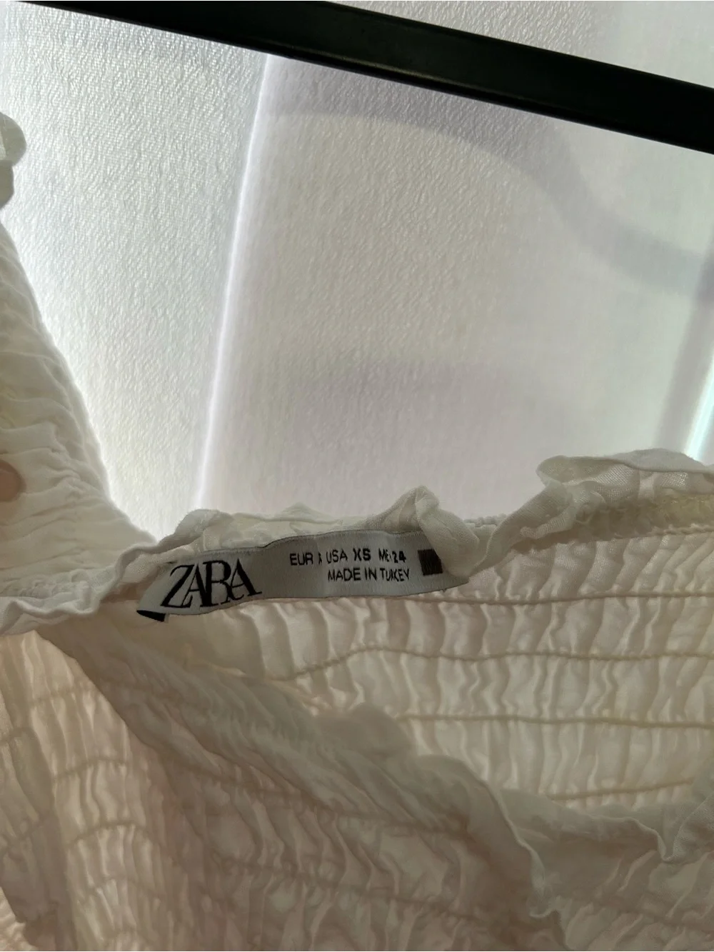 Zara smocked bodice